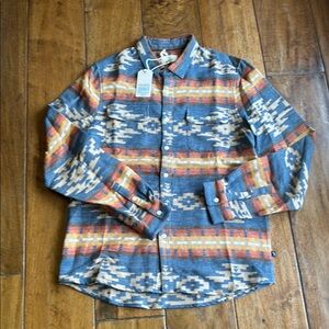 Men's Casual Button Down Shirt - Multicolor Pattern